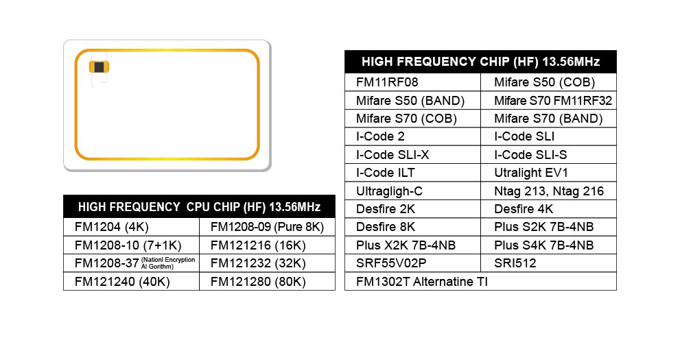 China Good Performance Dual Frequency RFID Card