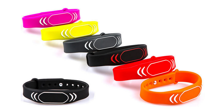 MI Band Adjustable Type 13.56Mhz RFID Silicone Wristband for Adult