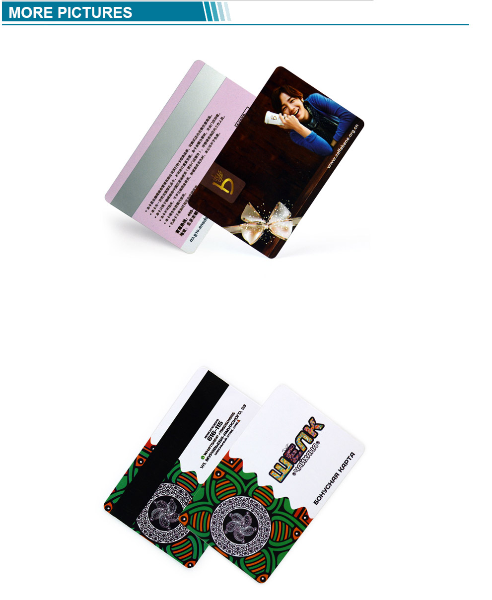 Full Color Printing Hi-co Magnetic Strip Hotel Card