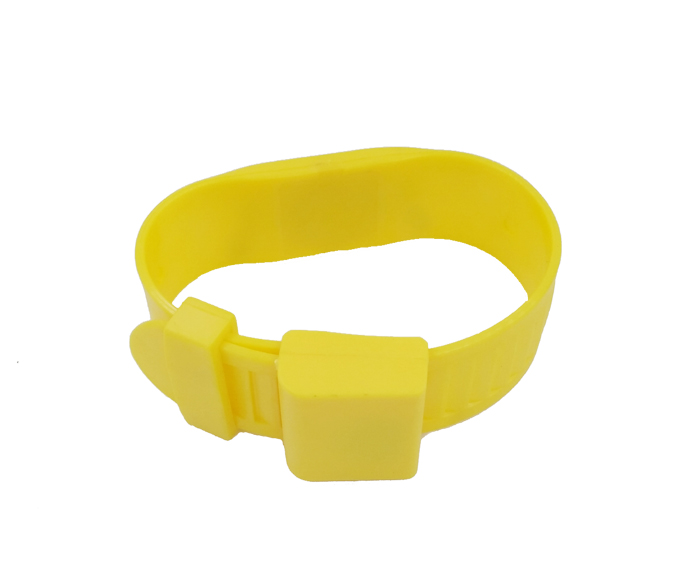 TPU Material Passive Prison RFID Wristband with Magnetic Locks