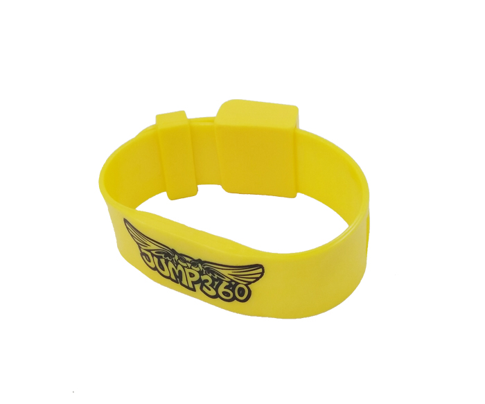 TPU Material Passive Prison RFID Wristband with Magnetic Locks