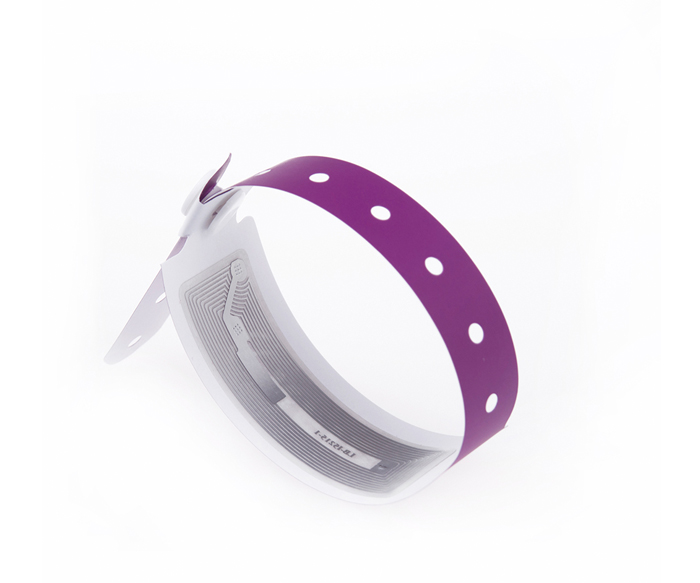 13.56MHz MIFARE 1K Synthetic Paper RFID Disposable Wristband