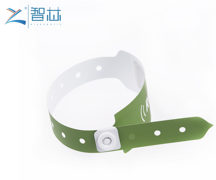 Synthetic Paper 13.56Mhz NTAG 213 NFC Wristband