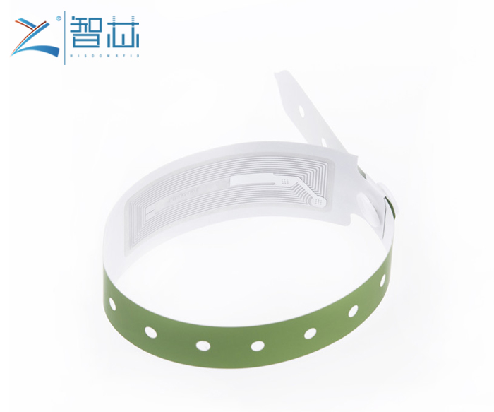 Synthetic Paper 13.56Mhz NTAG 213 NFC Wristband