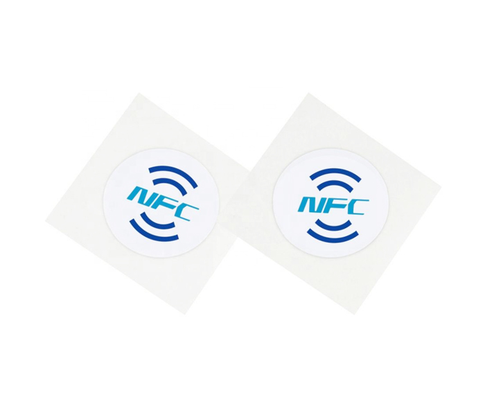 13.56Mhz Round Shape 25mm Size Print NFC Tags Mifare NFC Sticker