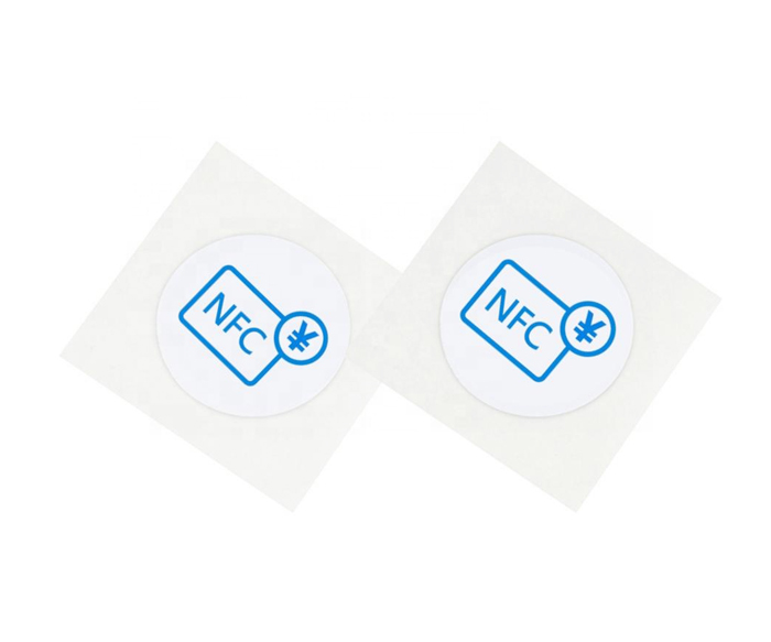 13.56Mhz Round Shape 25mm Size Print NFC Tags Mifare NFC Sticker