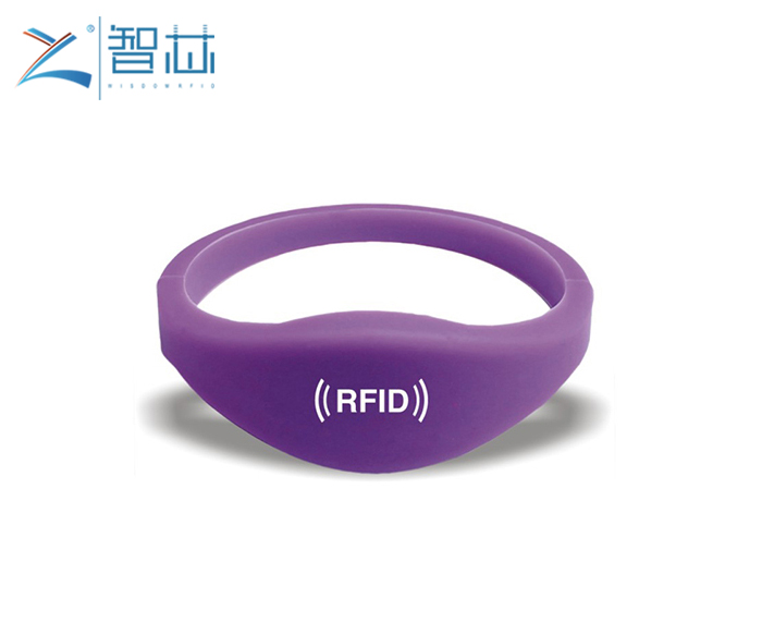 FDA Level Printable NXP MIFARE S70/4K RFID Silicone Wristband