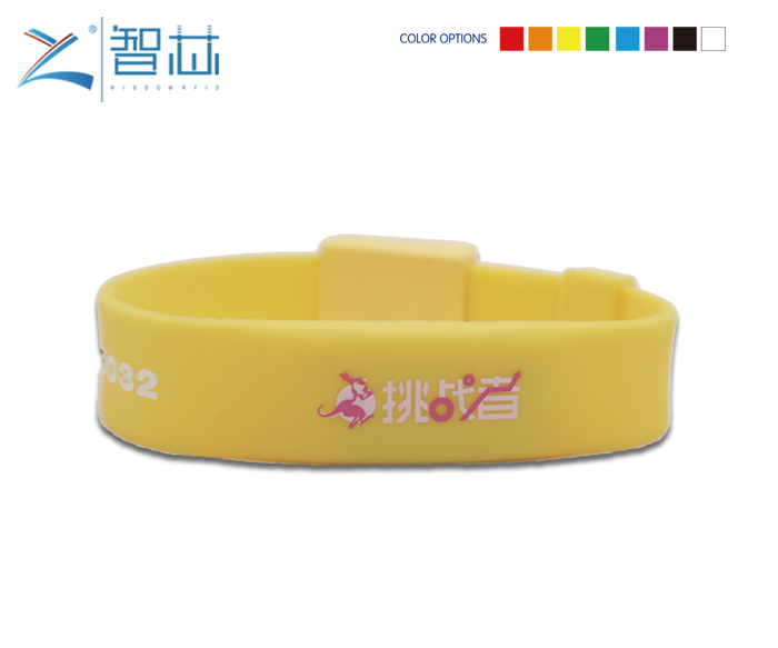 ISO 15693 NXP I Code SLIX RFID Bracelet for Prison Management 