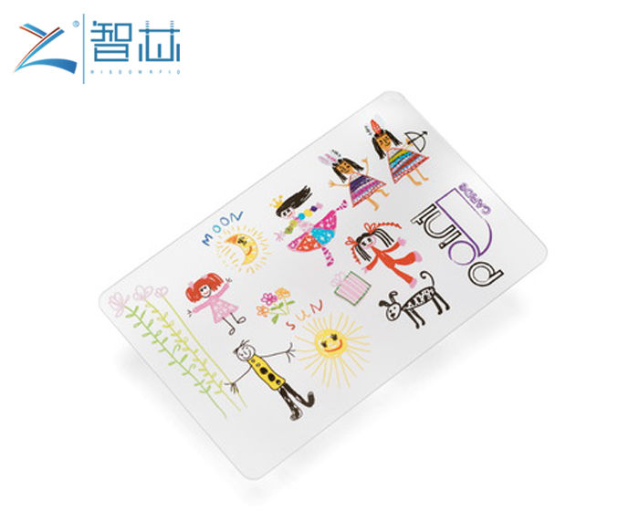 Full Color Printing Transparent Plastic Cards 