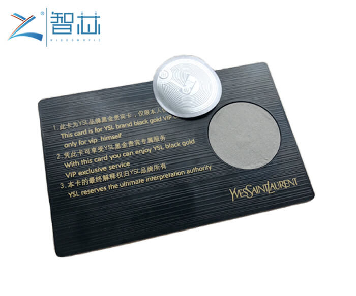 Hot Selling 13.56MHz Metal RFID NFC Card 