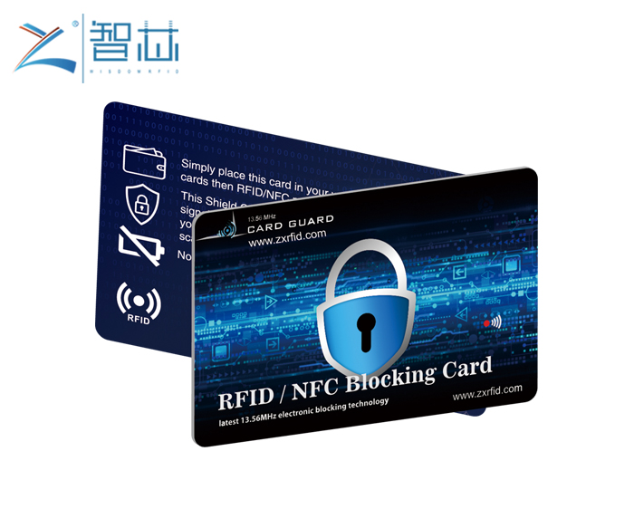 Ultrathin 0.9mm 13.56MHz RFID Card Blocker Full Color Printing  